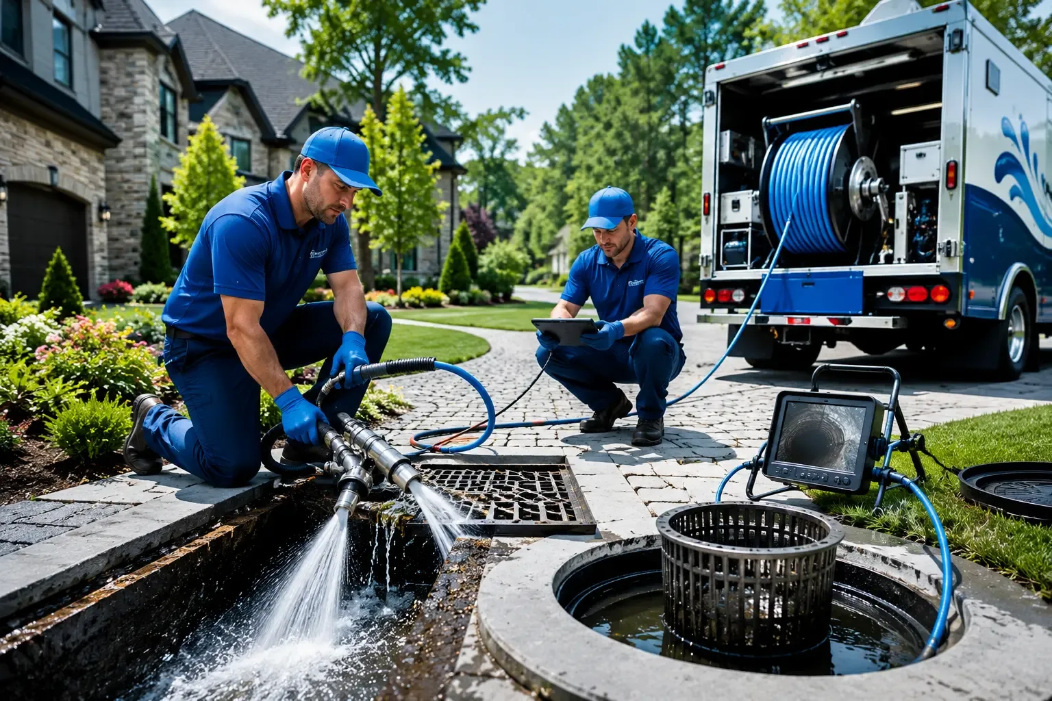 Local outdoor drain cleaning professionals in Saint Helen, MI